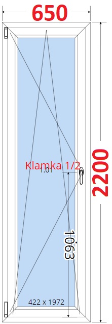 SMART Balkonov dvee 65x220, Otevrav a sklopn
Kliknutm zobrazte detail obrzku.