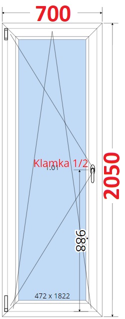 SMART Balkonov dvee 70x205 Otevrav a sklopn
Kliknutm zobrazte detail obrzku.