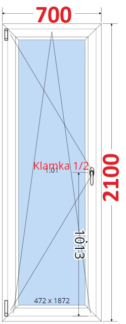 SMART Balkonov dvee 70x210 Otevrav a sklopn
Kliknutm zobrazte detail obrzku.
