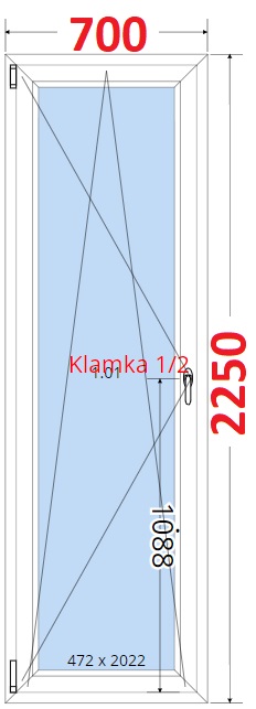 SMART Balkonov dvee 70x225 Otevrav a sklopn
Kliknutm zobrazte detail obrzku.
