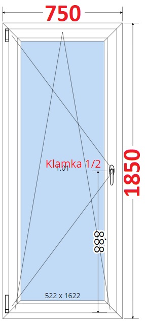SMART Balkonov dvee 75x185, Otevrav a sklopn
Kliknutm zobrazte detail obrzku.