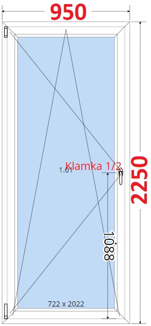 SMART Balkonov dvee 95x225, Otevrav a sklopn
Kliknutm zobrazte detail obrzku.