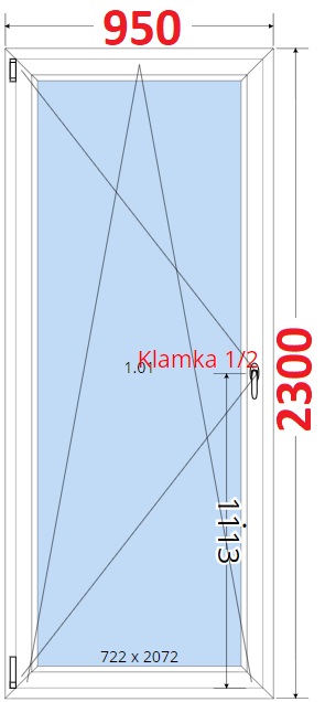 SMART Balkonov dvee 95x230, Otevrav a sklopn
Kliknutm zobrazte detail obrzku.