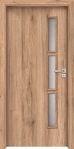 Levné interiérové dveře Caprio 1- Komplet dveře + obložka + klika