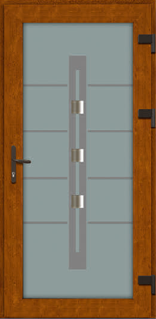 Jednokřídlé dveře SMART SMART plastové vchodové dveře Agnes