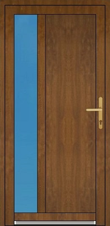 Jednokřídlé dveře SMART SMART plastové vchodové dveře Alan