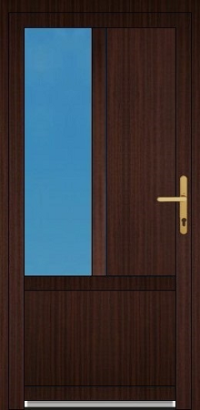 Jednokřídlé dveře SMART SMART plastové vchodové dveře Atila