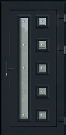 SMART plastové vchodové dveře Dafina 1